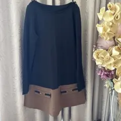 黒のスエード風チュニック