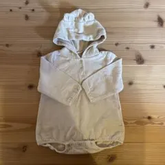 くま耳ロンパース　70cm〜80cm