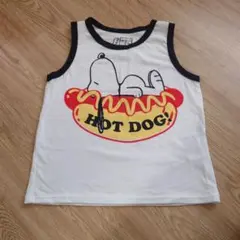 スヌーピー ホットドッグ タンクトップ