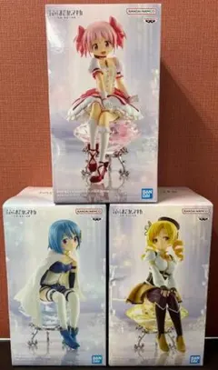 3種セット　魔法少女まどか☆マギカ フィギュア