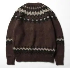 BATONER MOHAIR NORDIC CREW NECK