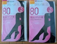 fukuske DAILY満足 80デニール タイツ L-LL 6足のサムネイル