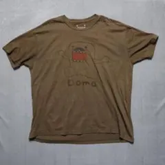 メンズXXL【A品】アメリカでも大人気どーもくんUSA古着Tシャツ茶1848