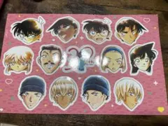 名探偵コナン　ちゃお6月号付録　お顔フレークシール