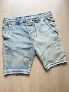 ZARA ケミカルウォッシュ デニムショーツ XLのサムネイル