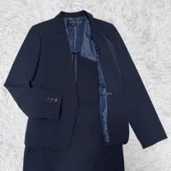 エスプリミュール 洗える 大きいサイズ15号 2点 セットアップ 黒スーツ