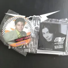 【匿名発送】武知海青　アクリルクリップ/缶バッジ