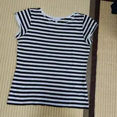 “agnès b. ”ボーダー 半袖Tシャツ　表記サイズ3のサムネイル