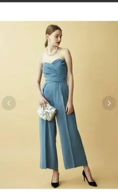 LAGUNAMOON LADY クロスベアパンツドレス ブルー