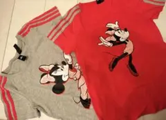 ミニー Tシャツ 2枚セット　adidas　150cm