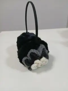 ハンドメイド飾り付きイヤーマフ