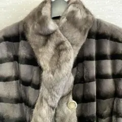 専用様【美品】シェアードミンク　毛皮コート　新品未使用　タグ付き　グレー