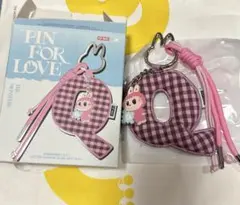 ★正規品★ラブブ イニシャル アルファベット キーリング【Q】