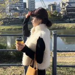 nugu ブークレファーベスト