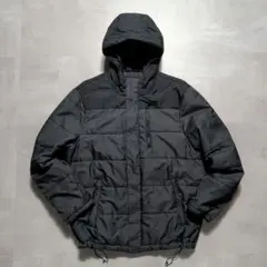 美品Champion PERFORMANCE中綿フーデッドジャケットXLグレー