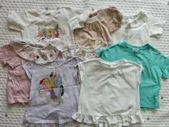 女の子半袖Tシャツ　8点セット