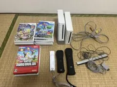 任天堂 Wii 本体 ソフト18本 リモコン3個 セット
