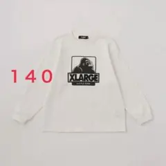 xlarge エクストララージ　140　長袖　TシャツXLARGE KIDS 白