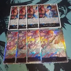 ワンピースカードゲーム　神の島の冒険　ナミSR　ルフィR