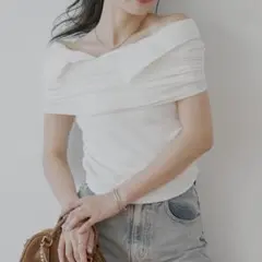 Chico シャツレイヤードデザイントップス　ホワイトのサムネイル