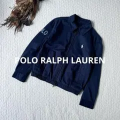 ポロラルフローレン ドリズラージャケット ダブルジップ ポニーロゴ ネイビー
