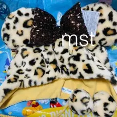 ディズニー ミニー ファンキャップ ヒョウ柄 レオパード ブラウン ベージュ