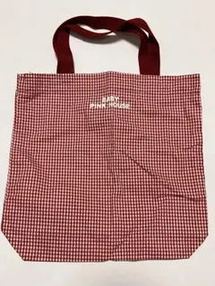 baby pink house トートバッグ　ピンクハウス　チェック　赤