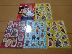 お菓子キャラクター クリアファイル5枚セット