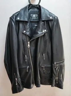 デンハム レザー ダブルライダース ジャケット Mサイズ