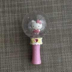 サンリオキャラクターズ ふわふわフロッキードール　カプセルステッキ　セット