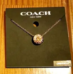 COACH 　ローズゴールド　ネックレス