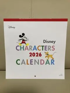 ディズニー　Disney CHARACTERS 2026 CALENDAR