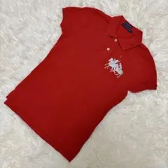 〈Ralph Lauren〉（M） 半袖ポロシャツ レッド