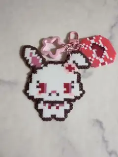 量産型風♡うさぎちゃんキーホルダー＊バッグチャームにも◎