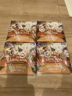 シュリンク付き】Disney Lorcana 未知なる彼方へ！4箱セット② - メルカリ