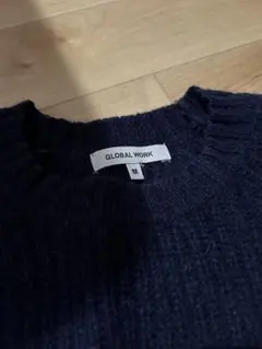 GLOBAL WORK ネイビー セーター M
