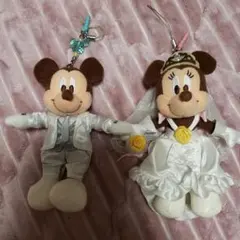 ミッキー & ミニー ウェディングドール ストラップ