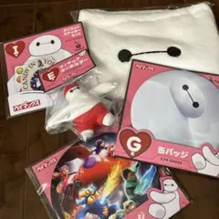 ベイマックス 缶バッジ・フィギュア・ステッカーセット1番くじ