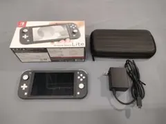 Nintendo Switch Lite グレー｜ケース付｜動作確認・初期化済