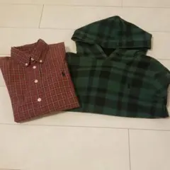 ラルフローレン ボーイズ パーカー、ボタンダウンシャツ