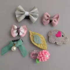 ベビー　ヘアピン 7個セット 可愛いデザイン