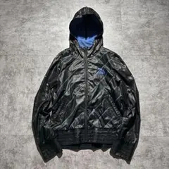 archive hooded nylon jacket y2k 光沢 短丈 Ｍ