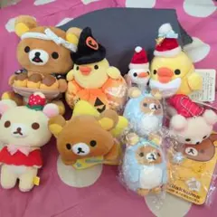 リラックマ　まとめ売り　ぬいぐるみ　他 san-x リラックマ 他 ぬいぐるみ まとめ売り - メルカリ