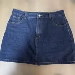 デニムスカート デニムショートパンツ ミニスカート