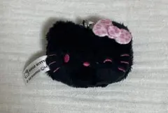ハローキティぬいぐるみチャーム 黒