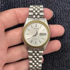 고장·부품용 微稼動 SEIKO5 7009-3110 腕時計at 純正ベルト