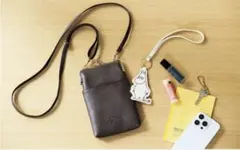 ムーミンがま口スマホショルダーバック