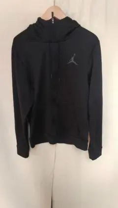 NIKEナイキマイケルジョーダンフルジッププリントスウェットパーカー黒S