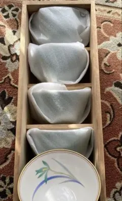 香蘭社　湯呑み5客と急須のセット