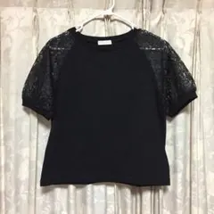 アース❤︎ 袖レースラグランスリーブプルオーバー